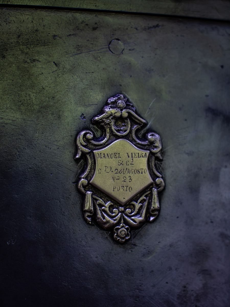 ancien grand coffre fort industriel annees 30 – Image 14