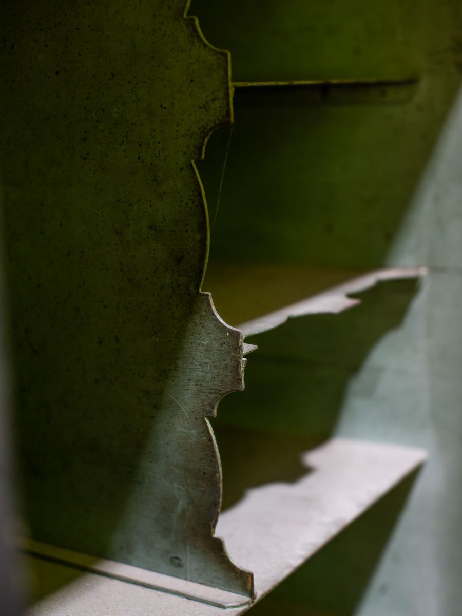 ancien grand coffre fort industriel annees 30 – Image 13