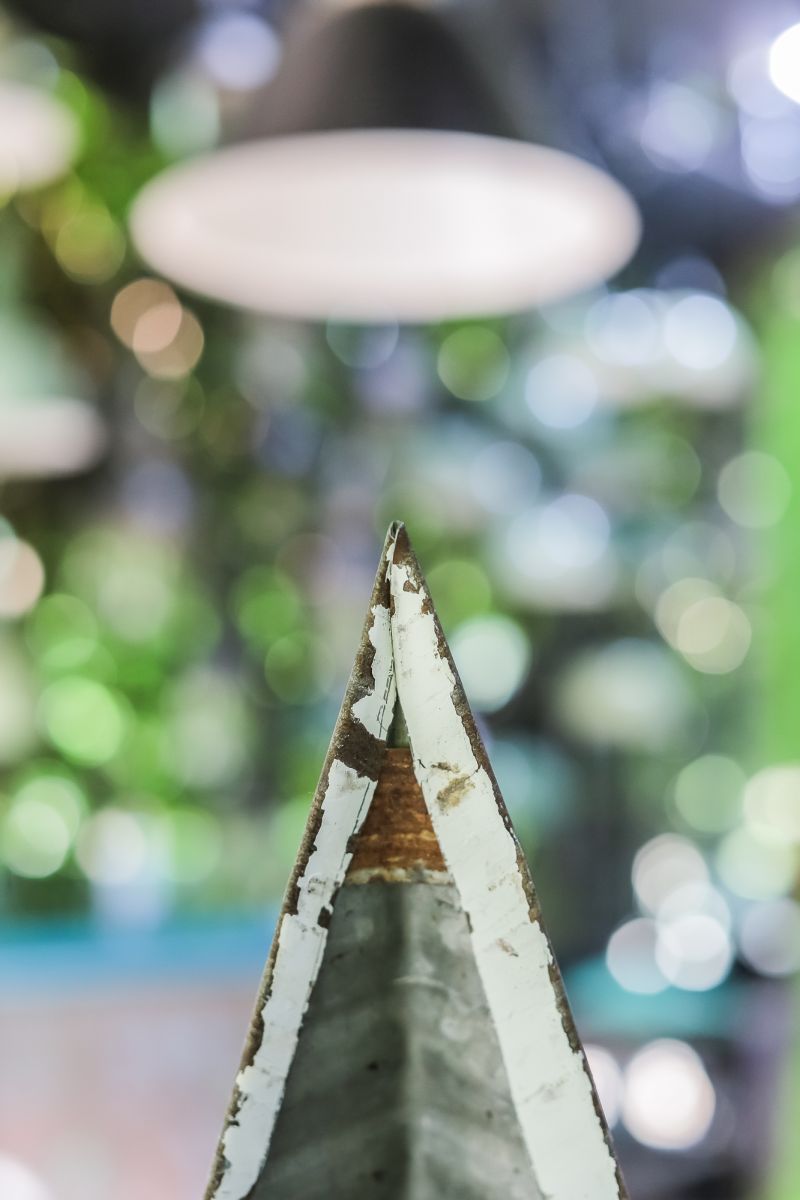 etoile de grange Amish zinc blanche modele 60 cm – Image 6