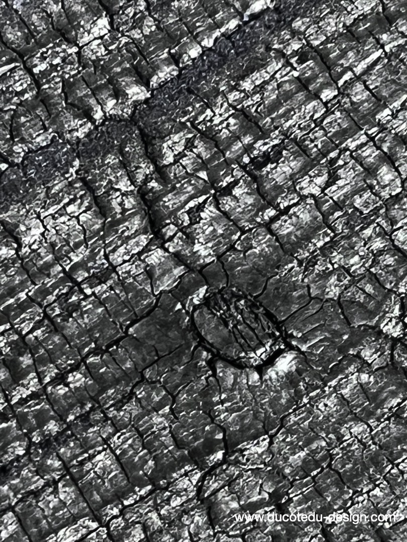 enfilade industrielle 12 compartiments atelier militaire plateau massif bois brulé – Image 9