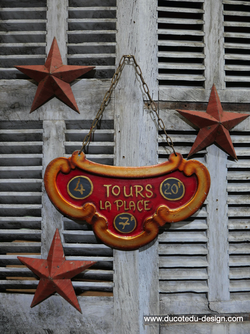 ancienne enseigne tarif de manege – Image 2