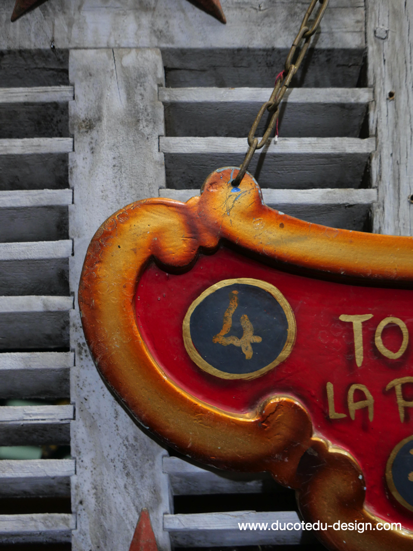 ancienne enseigne tarif de manege – Image 4