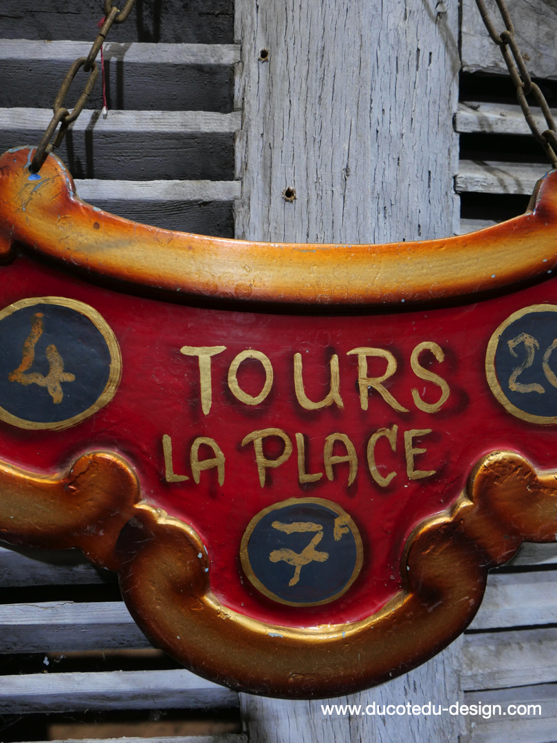 ancienne enseigne tarif de manege – Image 5