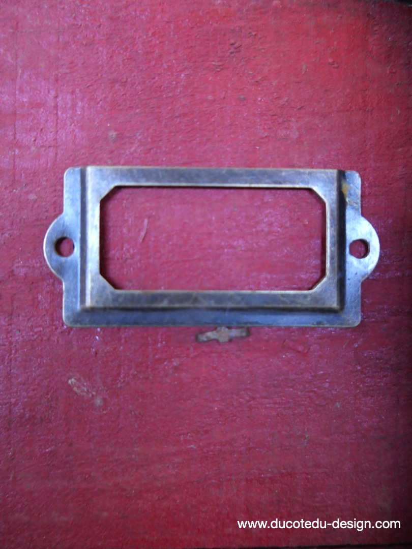 lot de 8 porte etiquette pour meuble metier stock vintage – Image 5