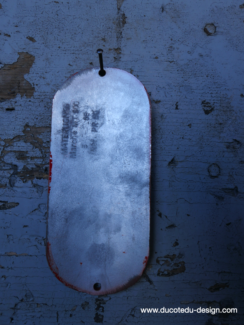 Plaque alu danger de mort. eletricite de france EDF – Image 6