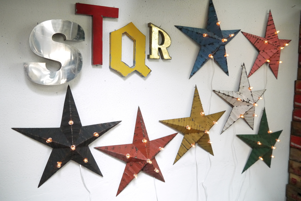 mot composé d'ancienne lettre enseigne star – Image 3