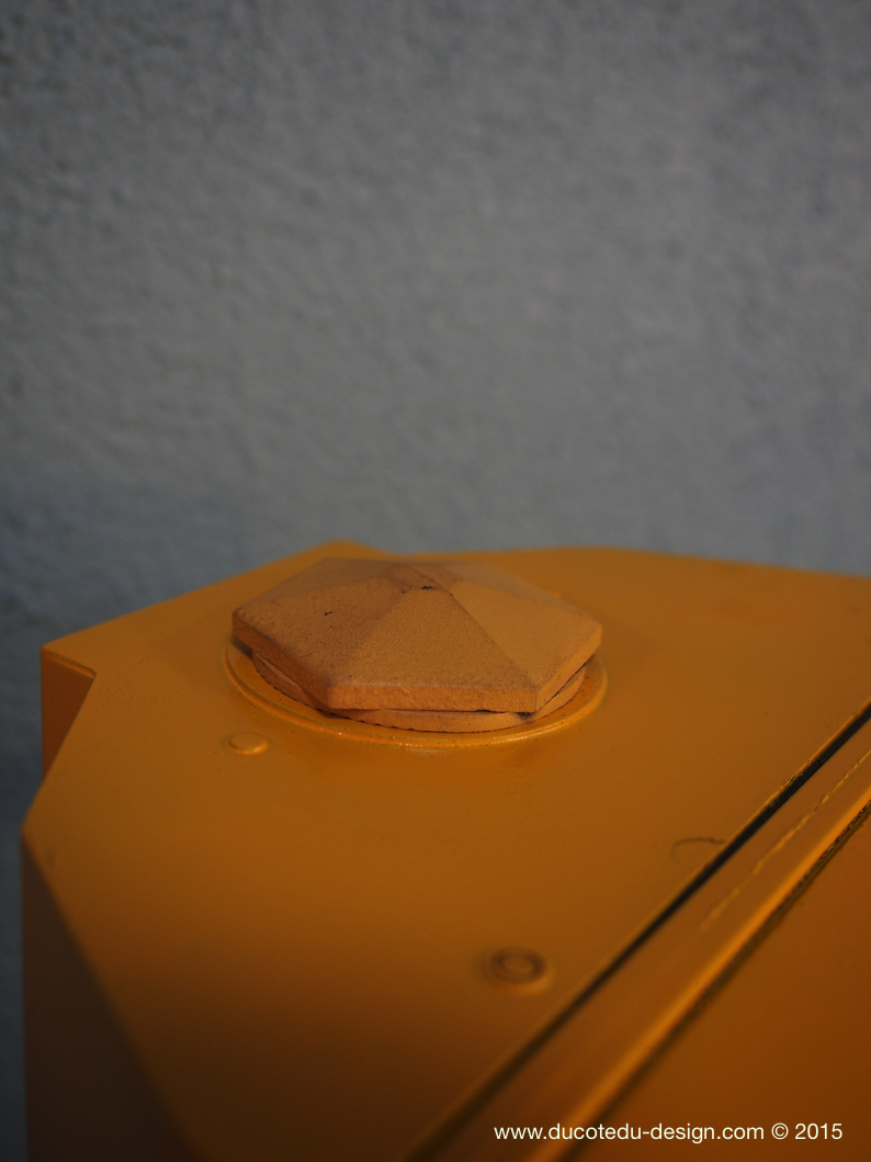 New York feu dont walk americain vintage USA jaune d'origine – Image 10