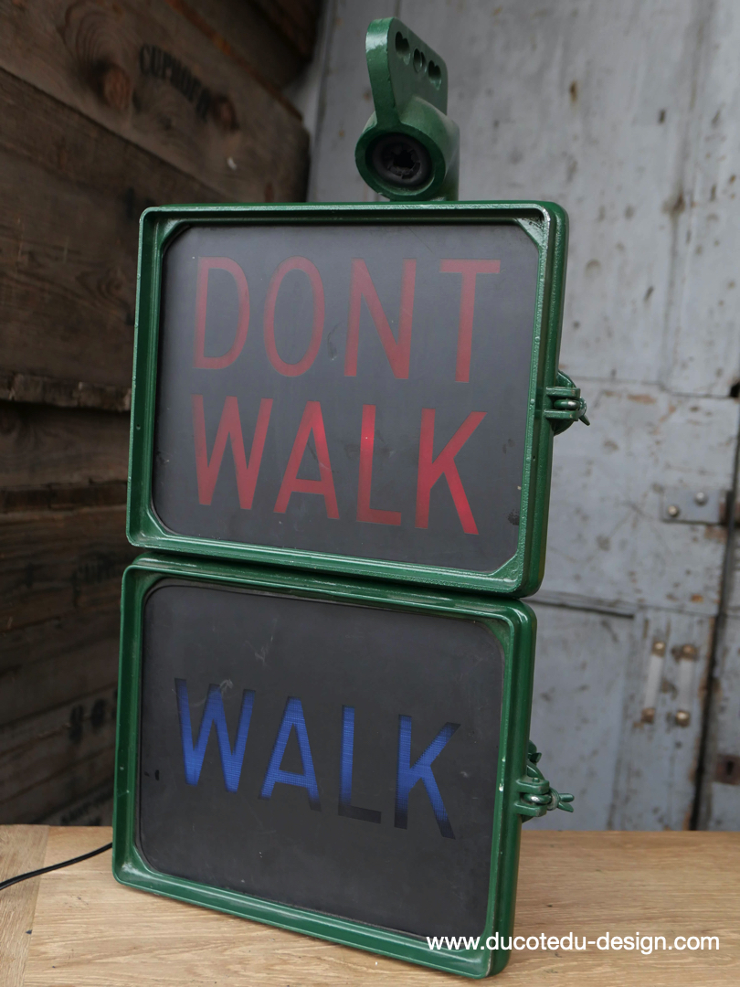 New York feu dont walk americain vintage USA d'origine – Image 8