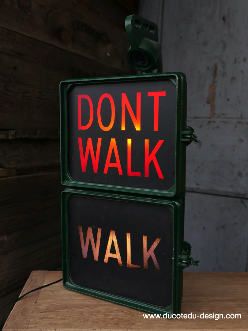 New York feu dont walk americain vintage USA d'origine – Image 9