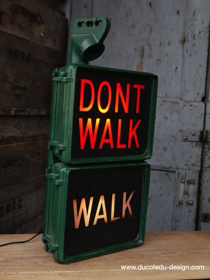 New York feu dont walk americain vintage USA d'origine – Image 2