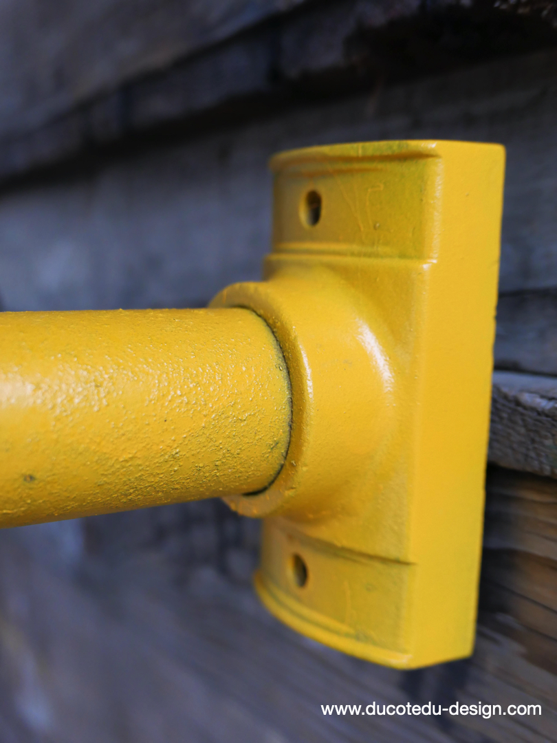 New York feu dont walk americain vintage USA jaune d'origine – Image 18