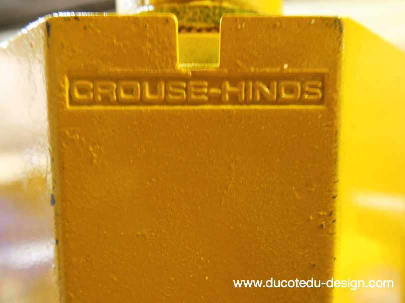 New York feu dont walk americain vintage USA jaune d'origine – Image 15