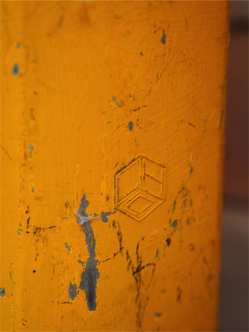 New York grand feu dont walk americain vintage USA jaune d'origine a poser – Image 9