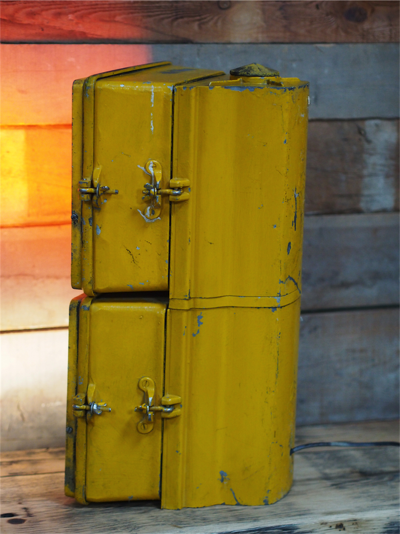 New York grand feu dont walk americain vintage USA jaune d'origine a poser – Image 10