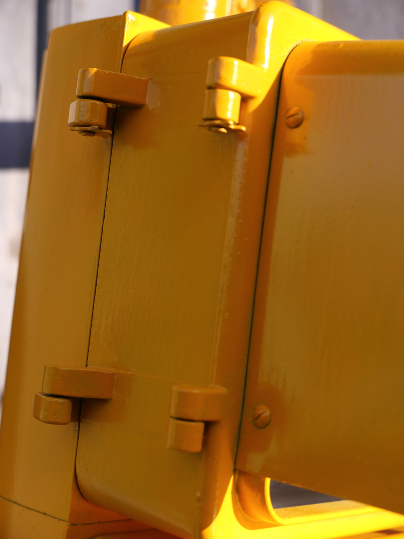 New York feu dont walk americain vintage USA jaune d'origine – Image 6