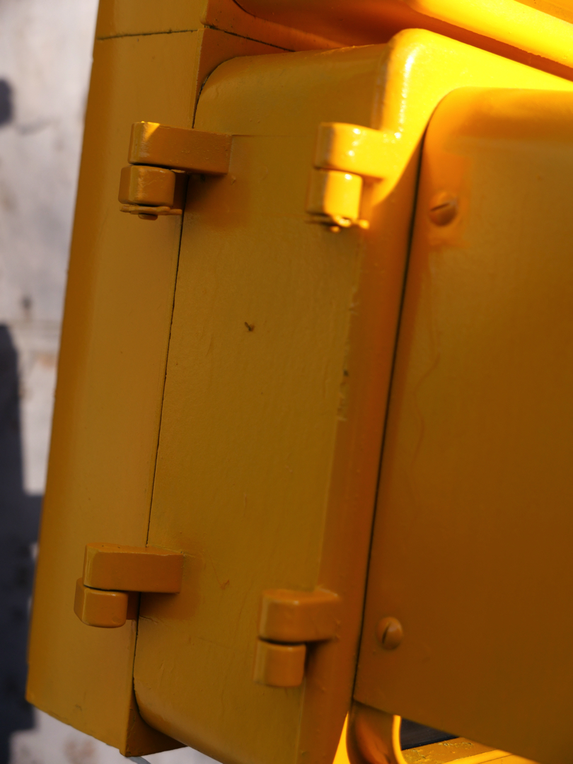 New York feu dont walk americain vintage USA jaune d'origine – Image 7