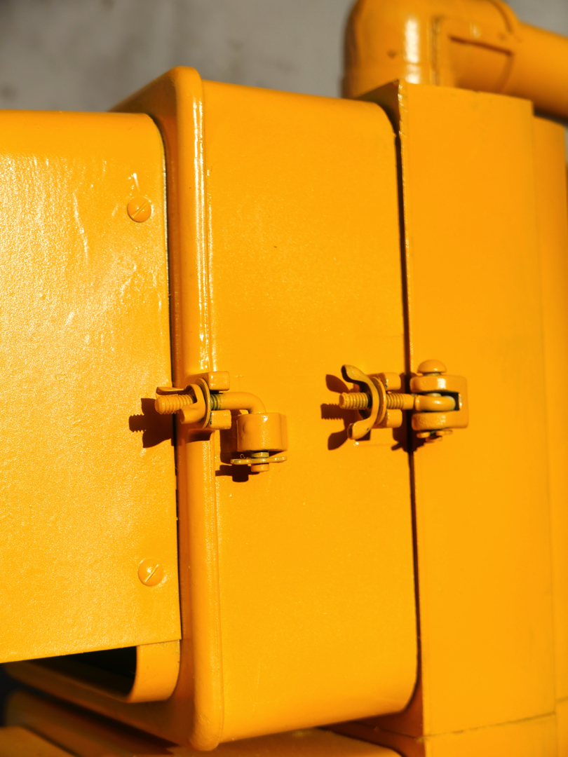 New York feu dont walk americain vintage USA jaune d'origine – Image 12