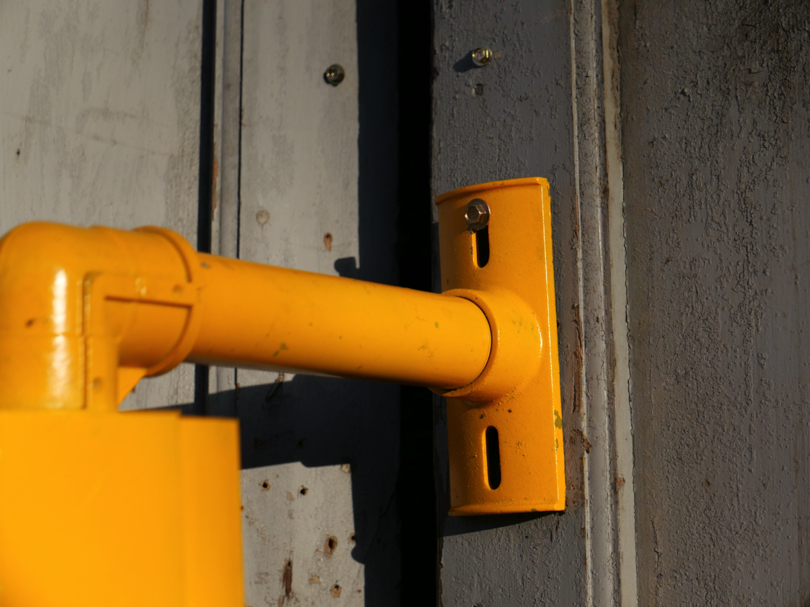 New York feu dont walk americain vintage USA jaune d'origine – Image 13