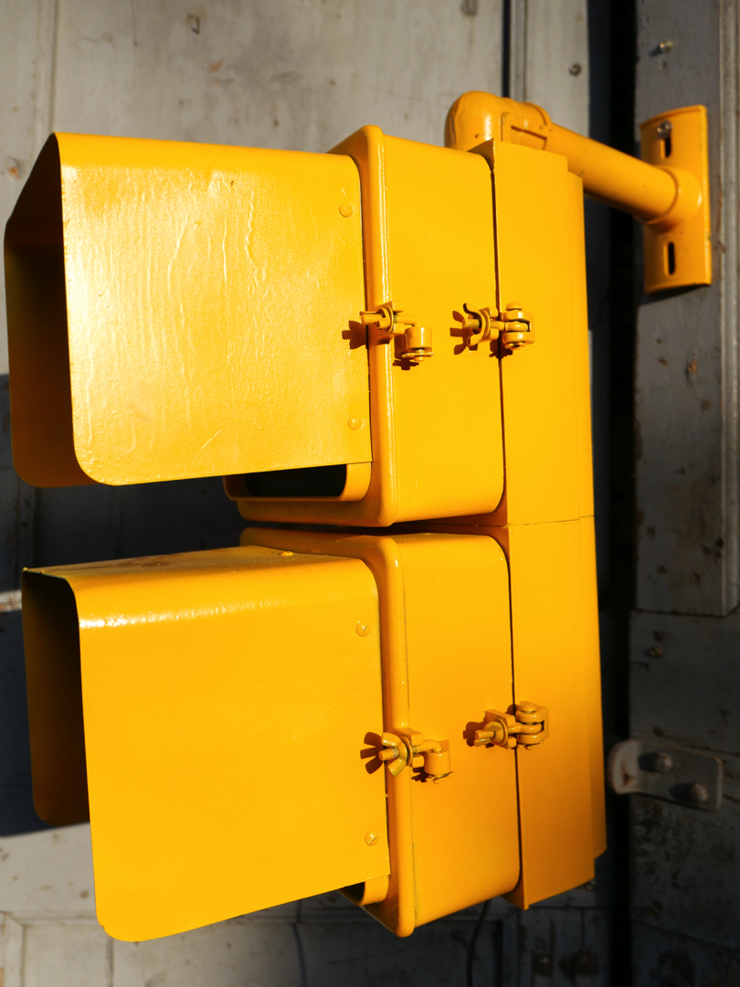 New York feu dont walk americain vintage USA jaune d'origine – Image 14