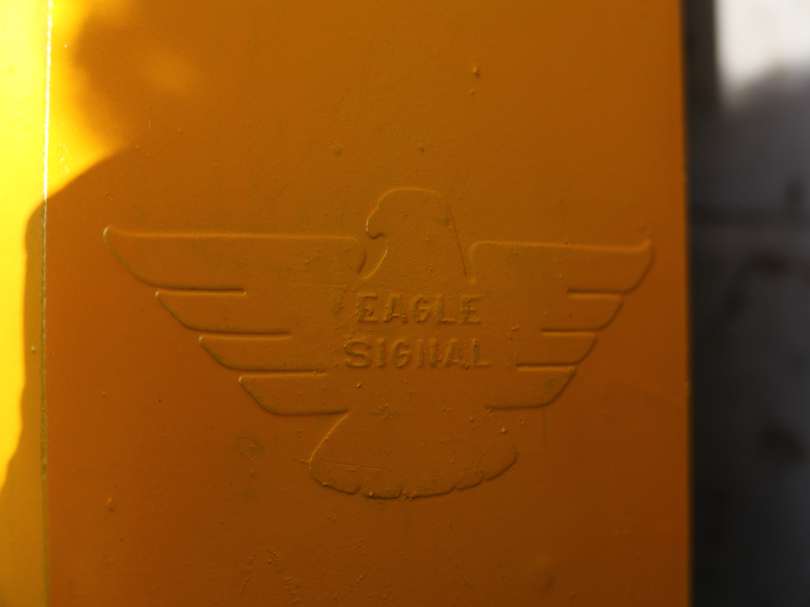 New York feu dont walk americain vintage USA jaune d'origine – Image 15