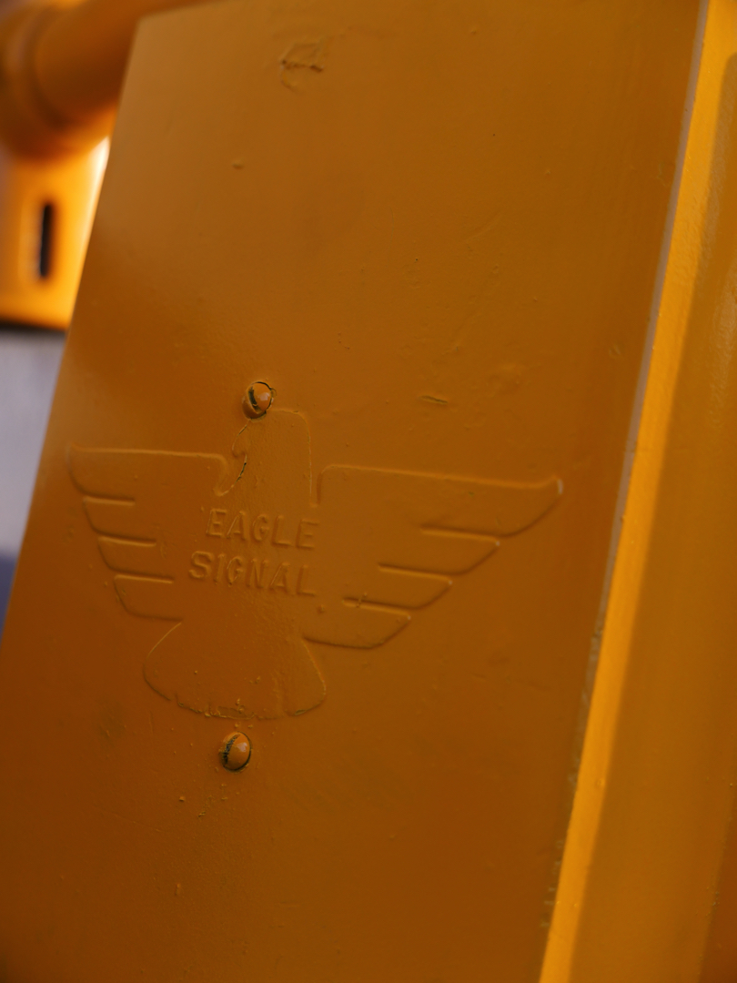 New York feu dont walk americain vintage USA jaune d'origine – Image 20