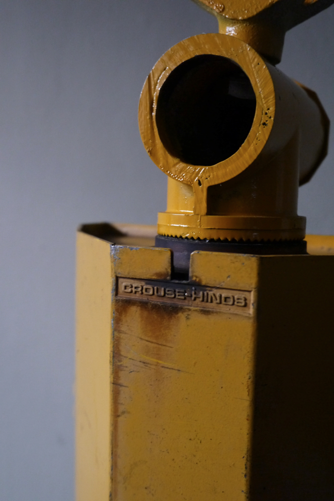 New York feu dont walk americain vintage USA jaune d'origine – Image 9