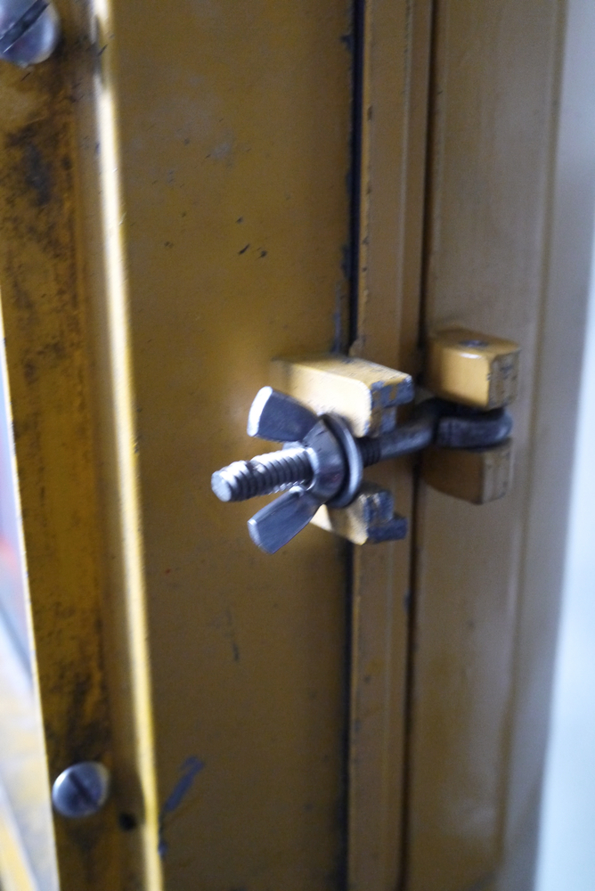 New York feu dont walk americain vintage USA jaune d'origine – Image 11