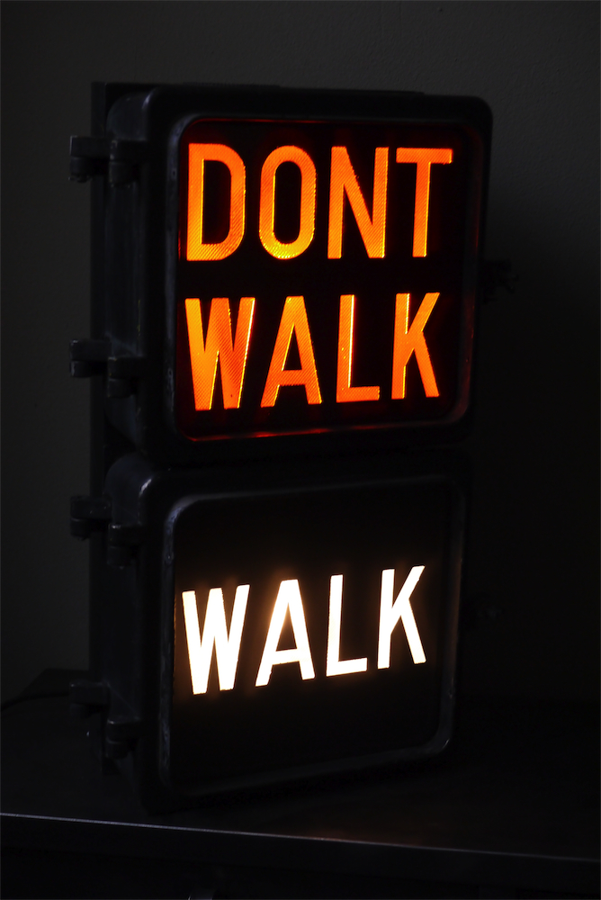 Chicago feu dont walk americain vintage USA d'origine – Image 2