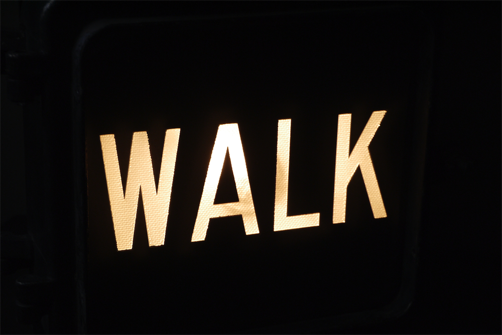 Chicago feu dont walk americain vintage USA d'origine – Image 4