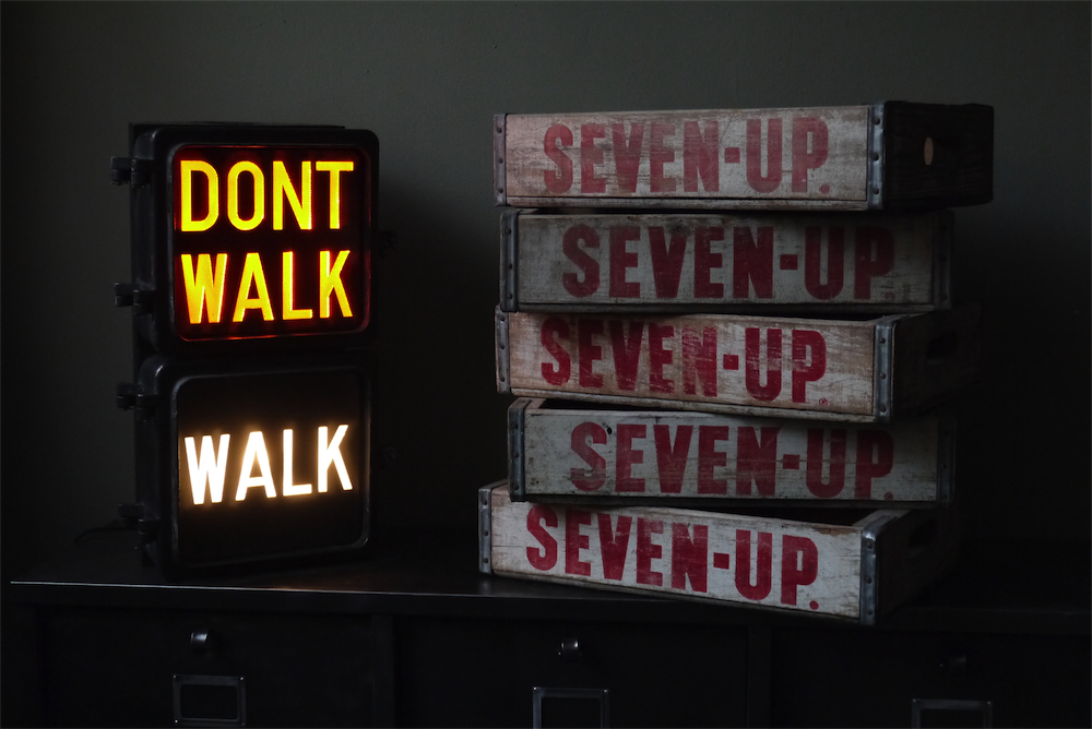 Chicago feu dont walk americain vintage USA d'origine – Image 5