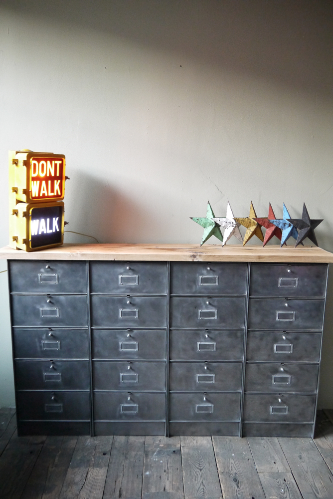 New York feu dont walk americain vintage USA jaune d'origine – Image 10