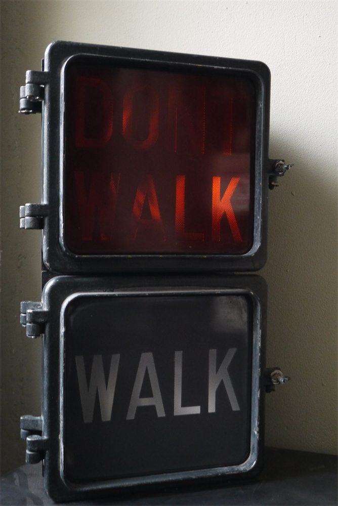 Chicago feu dont walk americain vintage USA d'origine – Image 11