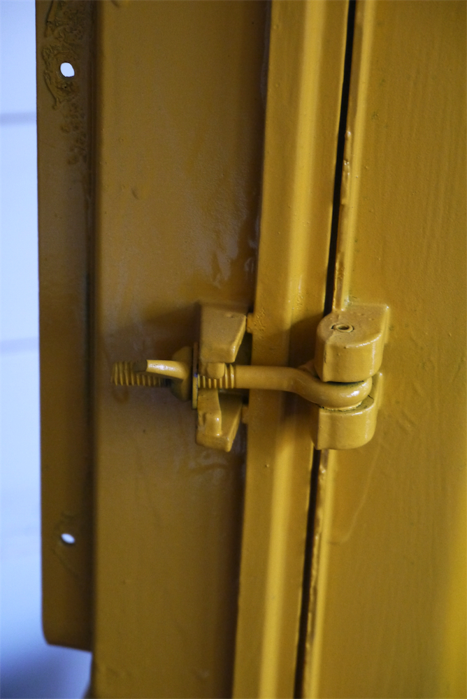 New York feu dont walk americain vintage USA jaune d'origine – Image 8