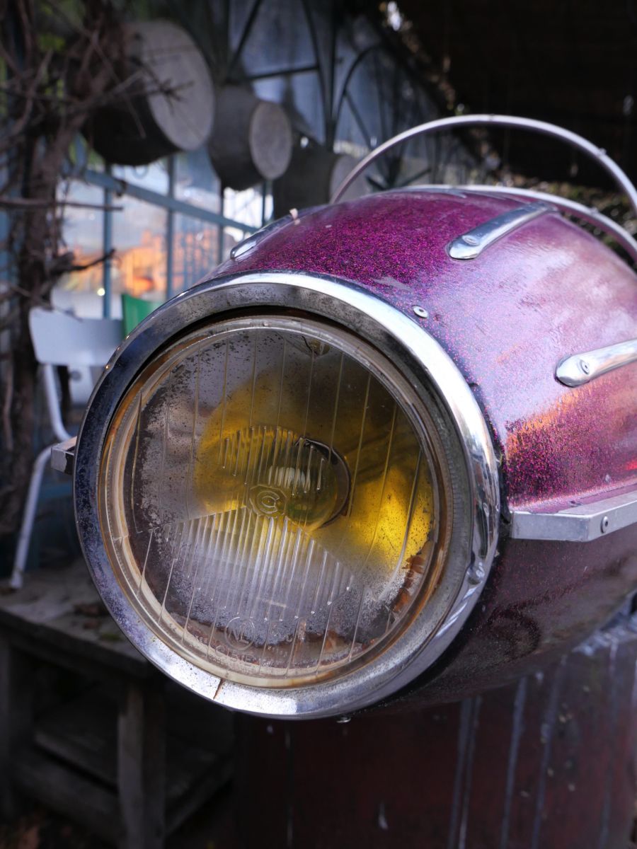 Sujet de manège avion fusée de fête foraine année 1970 – Image 14