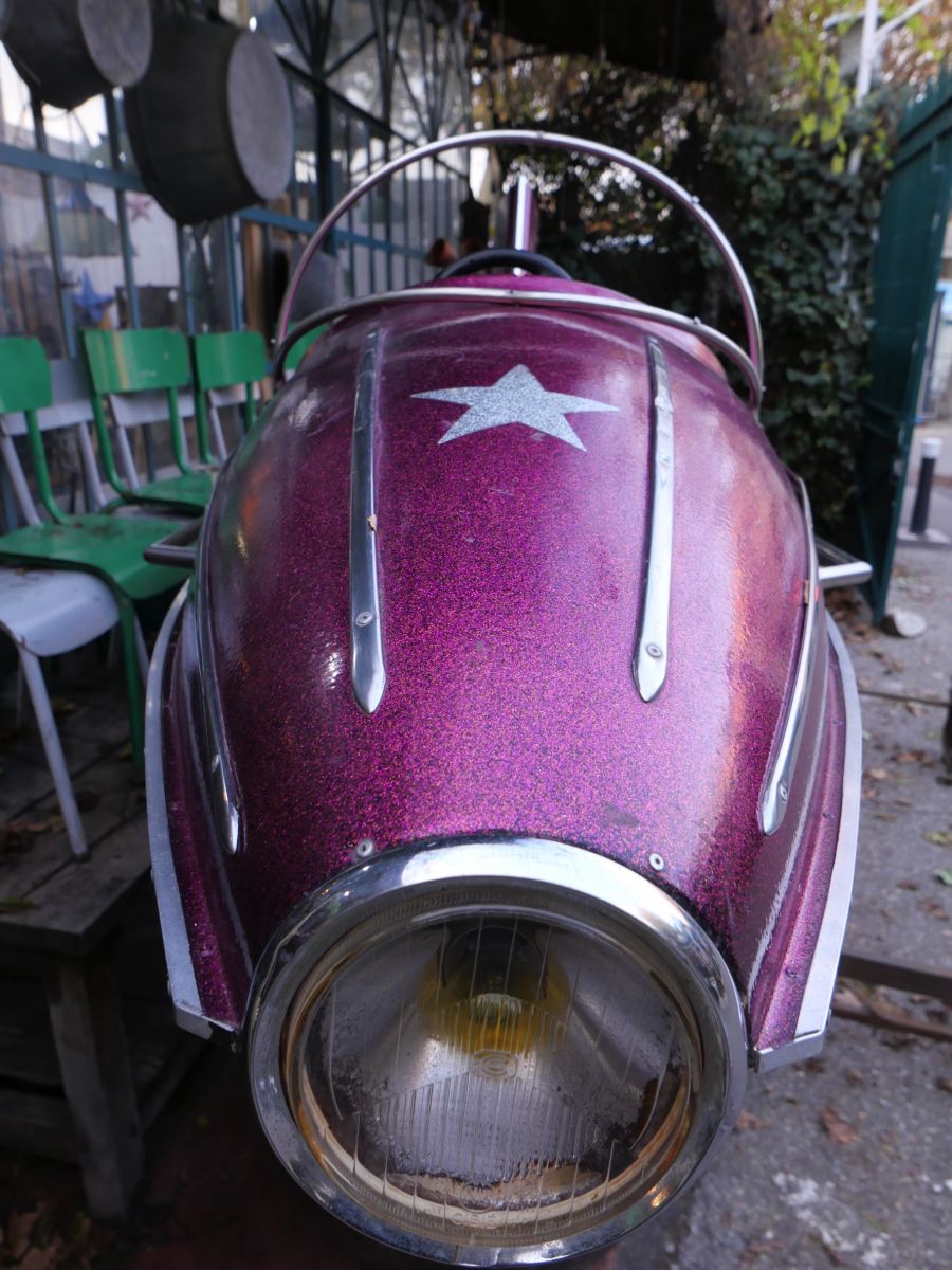 Sujet de manège avion fusée de fête foraine année 1970 – Image 15