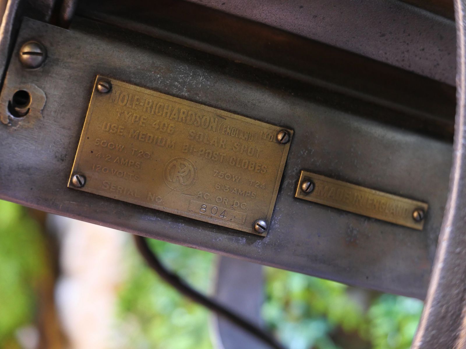 petit projecteur cinema MOLE RICHARDSON studio PINWOOD – Image 16