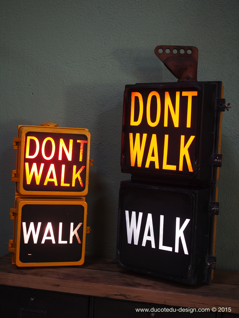 New York feu dont walk americain vintage USA tres grand – Image 4