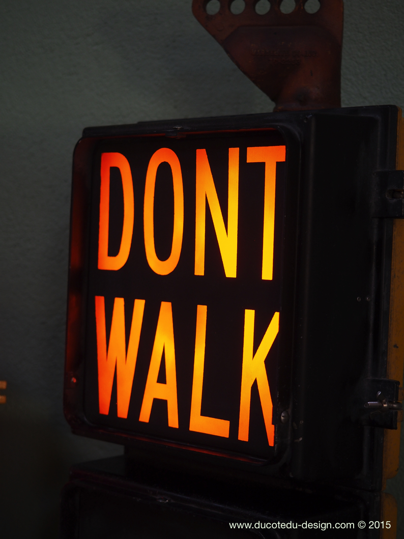 New York feu dont walk americain vintage USA tres grand – Image 6