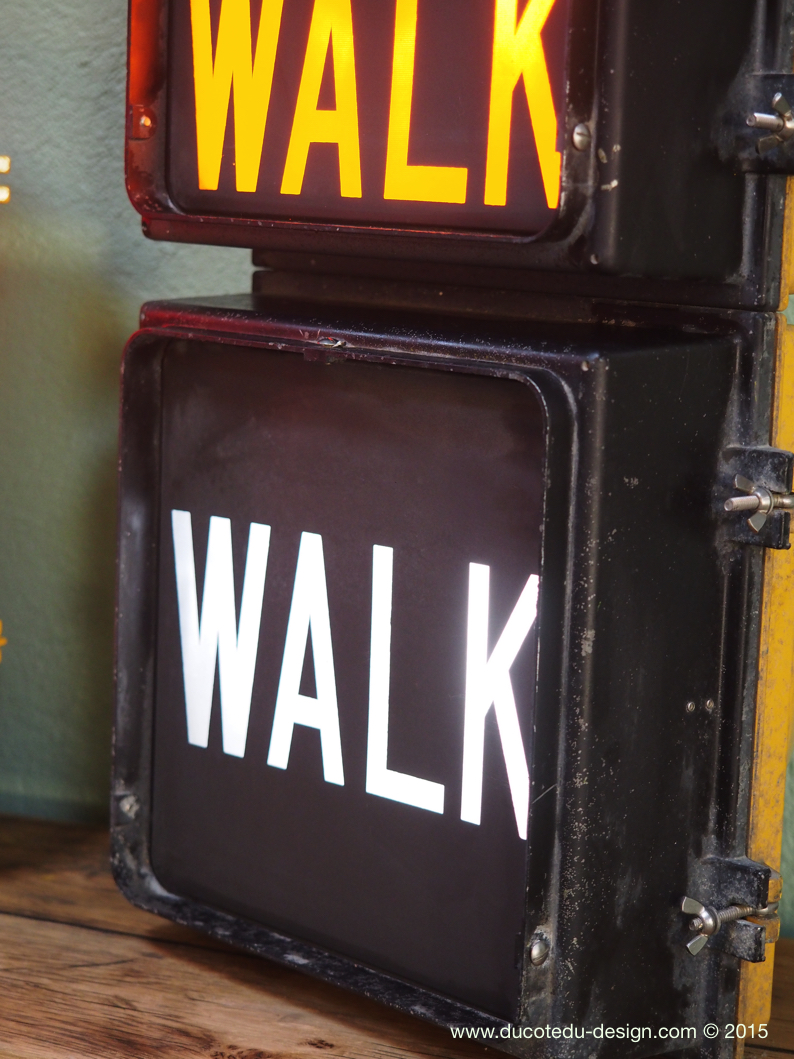 New York feu dont walk americain vintage USA tres grand – Image 7