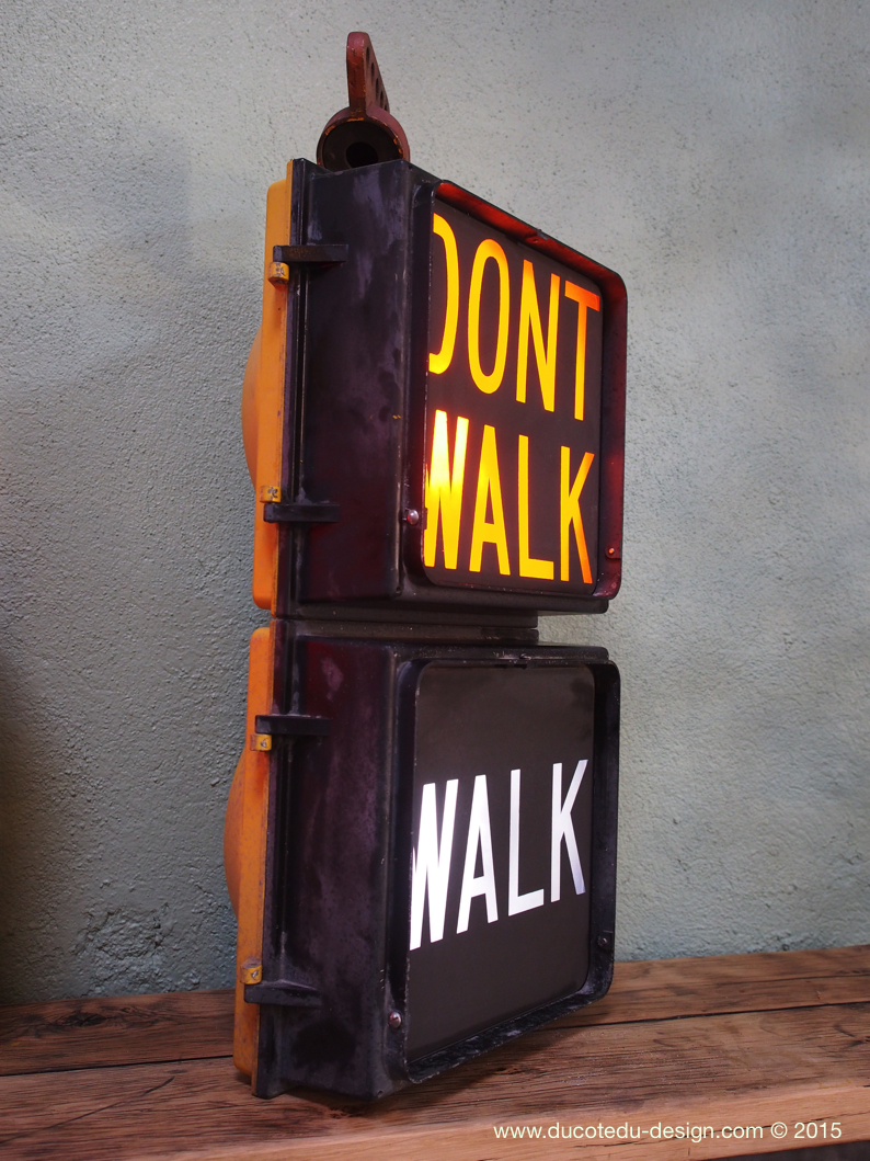 New York feu dont walk americain vintage USA tres grand – Image 8