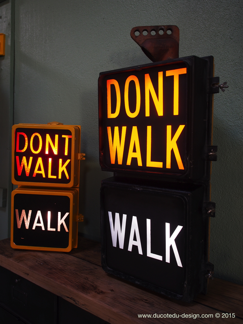 New York feu dont walk americain vintage USA tres grand – Image 2