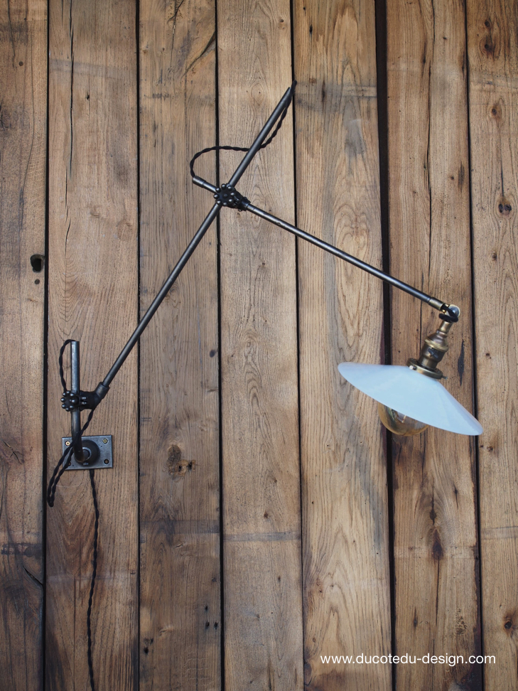 Rare Lampe O.C. White Industrielle fixation murale applique la lampe de reference a new york dans les loft – Image 2