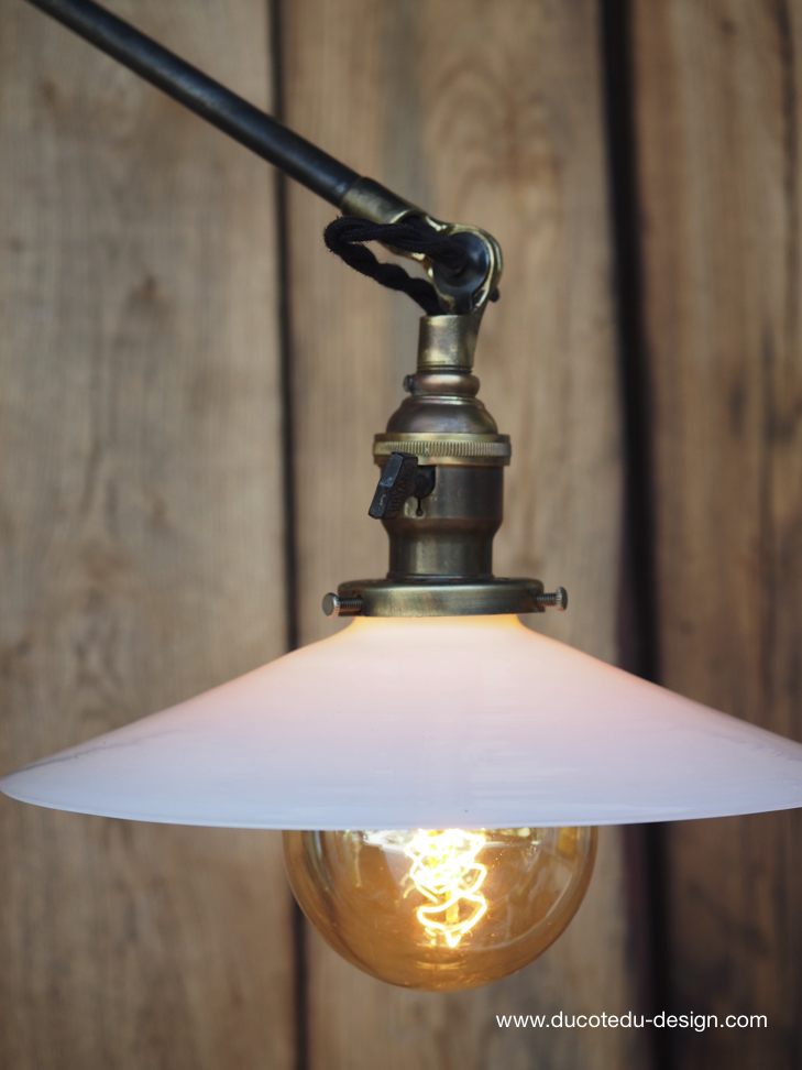 Rare Lampe O.C. White Industrielle fixation murale applique la lampe de reference a new york dans les loft – Image 6