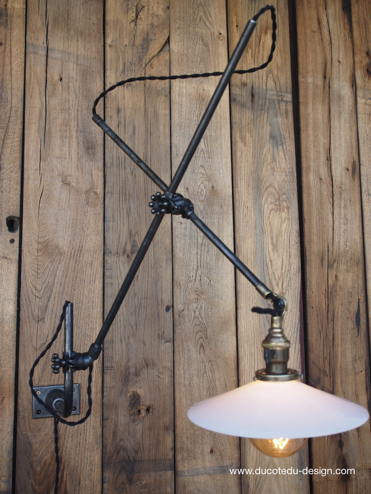 Rare Lampe O.C. White Industrielle fixation murale applique la lampe de reference a new york dans les loft – Image 14