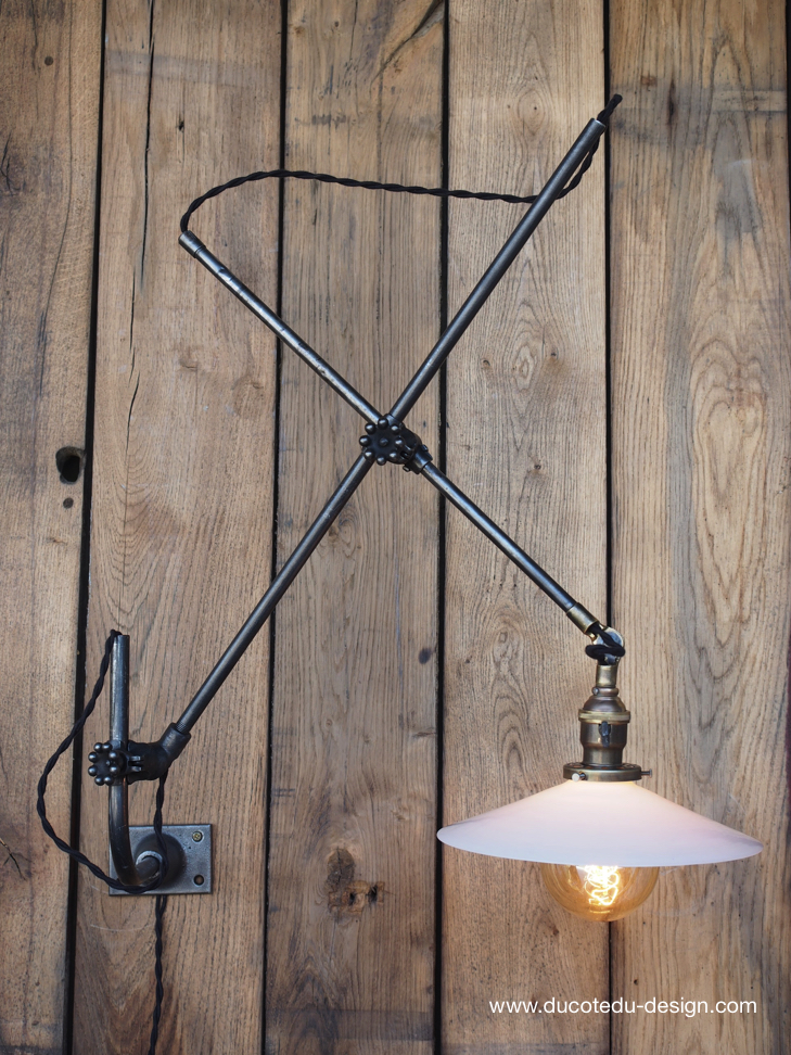 Rare Lampe O.C. White Industrielle fixation murale applique la lampe de reference a new york dans les loft – Image 15
