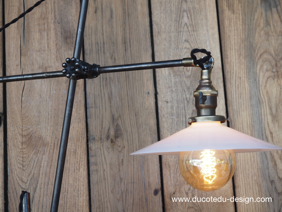 Rare Lampe O.C. White Industrielle fixation murale applique la lampe de reference a new york dans les loft – Image 22