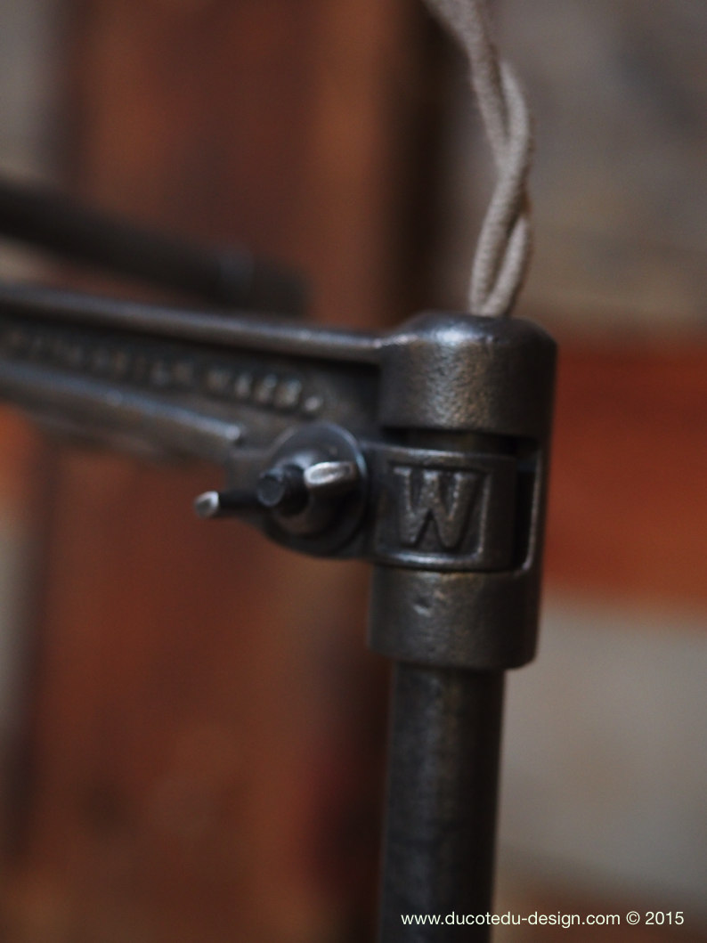 Rare Lampe O.C. White Industrielle fixation etau la lampe de reference a new york dans les loft – Image 7