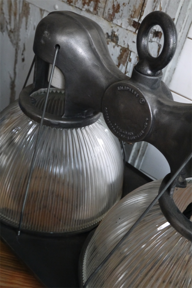 tres rare lampe holophane double origine usa – Image 10