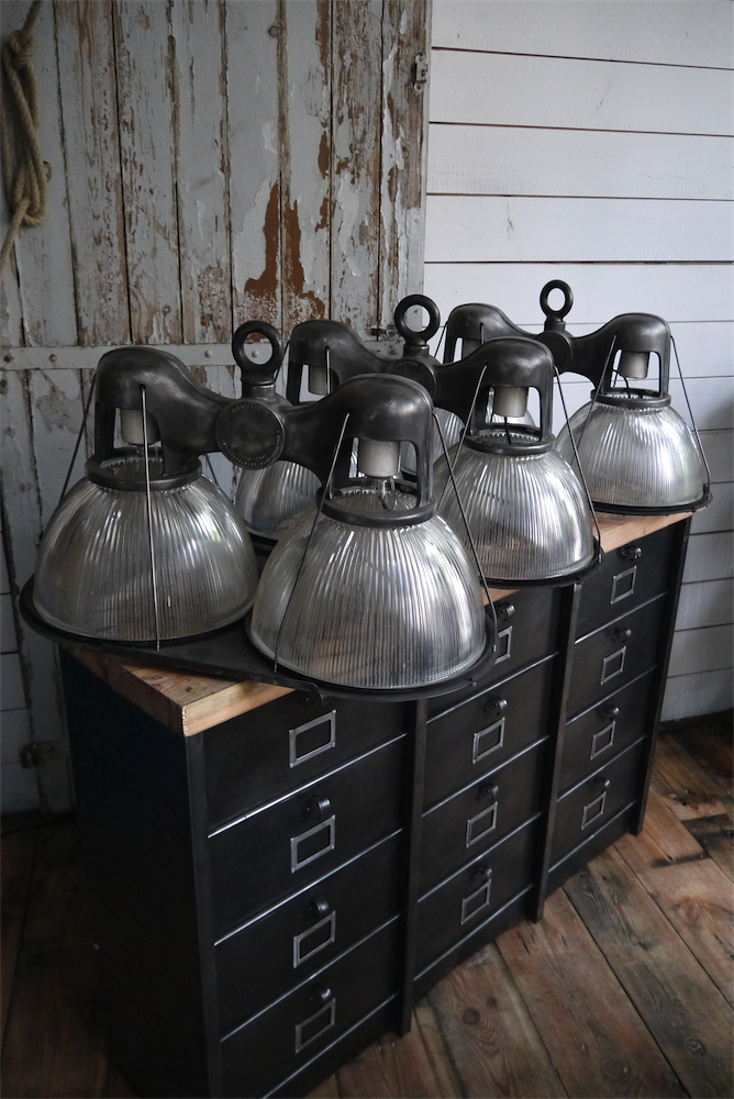 tres rare lampe holophane double origine usa – Image 19