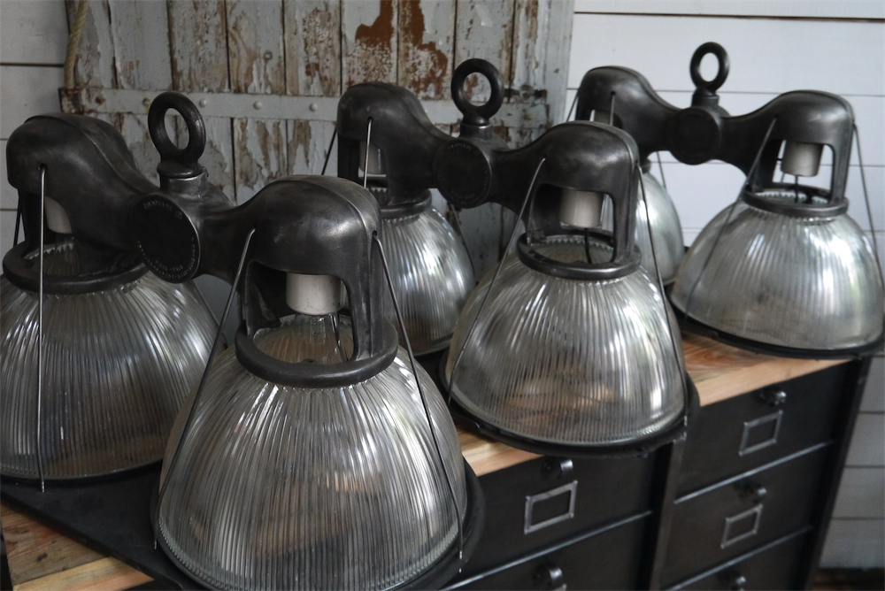 tres rare lampe holophane double origine usa – Image 20